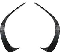 LHyfA Ailettes de Séparation de Pare-Chocs Avant,pour Mercedes Benz C Class C200 C260 C300 AMG 2022,Aileron Pare-Chocs Avant Séparateur Lame Plaque Protection,B-Carbon Fiber Look