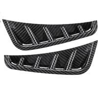 LHyfA Ailettes de Séparation de Pare-Chocs Avant,pour Mercedes C Class W205 C63 C180 C200 C260 C300 C180L C200L 2019,Aileron Pare-Chocs Avant Séparateur Lame Plaque Protection,A-Carbon Fiber Look