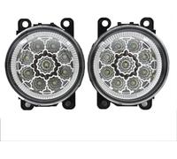 LHyfA Ensembles Phares Antibrouillard pour Voiture pour Mitsubishi Triton/L200 2009-2013,Phare Antibrouillard De Pare-Chocs Avant Accessoires,C/Yellow Light A Pair