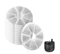 LHYNEE 12 Pièces Filtres pour Philips PAW3210/02 Fontaine à eau Chat, Filtre de remplacement Écologique en non-tissé et Charbon actif