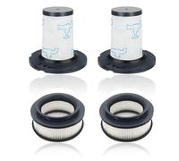 LHYNEE Filtre Staubsauger réutilisable compatible avec Rowenta X-Force Flex 11.60 12.60 14.60 15.60, pièces de rechange, 2 filtres pré-moteur + 2 filtres post-moteur, remplace ZR009007, ZR009008.