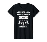 L'hypertension pulmonaire ne Peut Pas briser Mon Esprit T-Shirt Graphique avec Valeur, Femme, Noir, XL