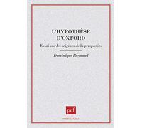 L'hypothèse d'Oxford
