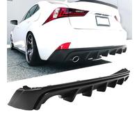 LHZPGC Kit de carrosserie pour Lexus IS200T IS250 IS350 2014-2016,Diffuseur de lèvre de Pare-Chocs arrière,Lame d'échappement,ABS