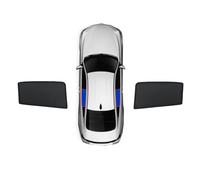 LHZPGC Pare-Soleil magnétique pour vitres latérales de Voiture pour Renault Clio 4 2015 2016, Rideau UV,Black-Black-2*Rear Window