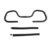 LHZZ Guidon papillon de vélo avec poignées en éponge pour trekking, vélo, vélo de route (25,4 mm, 31,8 mm) (25,4 mm)