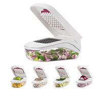 Li-HIM Hachoir à Oignon végétal/trancheuse à Nourriture Manuelle pour Cuisine avec Ouverture Facile pour Les tomates, Les Fruits et Le Fromage