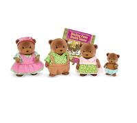 Li’l Woodzeez Famille d’Ours Santénuggle, 4 Figurines à Collectionner