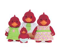 Li’l Woodzeez, Famille de Cardinaux Tailfeather, Figurines animales