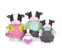 Li'l Woodzeez Famille de vaches Moosicalmoo, livre de lecture inclus Multicolore