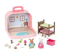 Li’l Woodzeez Travel Suitcase Bunk Beds Playset, WZ6809Z, Multi