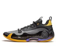 Li-Ning Way of Wade Chaussures de Basket-Ball pour Homme avec Doublure antidérapante Professionnelle pour l'absorption des Chocs, Noir/Jaune, 43 EU
