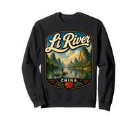 Li River China Guilin Karst Montagnes Voyage Sweatshirt