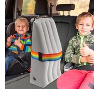 Li Séparateur de Siège de Voiture Gonflable, Coussins de Cale Gonflables, Séparateur de Siège Arrière pour Enfants pour Arrêter de Se Battre, en PVC Floqué, Portable et Étanche, pour Réduire le Stress