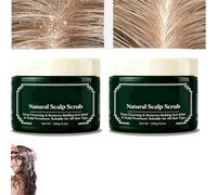 Li-ssima Natural Scalp Scrub,Exfoliating Scalp Scrub,Gentle Exfoliating Scalp Treatment,Soothe the Scalp,Gentle Formula for All Hair Type (2 Pcs, 250g)