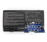 LI-TECH Batterie Compatible pour ASUS X51LAP005 10,8 V 11,1 V Noir 48 Wh Ordinateur Portable