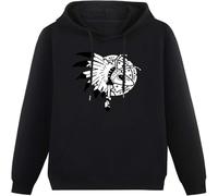 LI XIAOYA Adam Ant Warrior Ants Music ex People Retro 754 Hoody Unisex Ptinted Hoodies Long Sleeve Men's Hooded with Pocket Black 3XL
