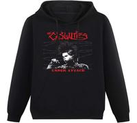 LI XIAOYA Attack in Casualties 2006 Album Cover Hoody Unisex Ptinted Hoodies Long Sleeve Men's Hooded with Pocket Black L