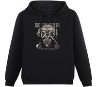 LI XIAOYA Dimmu Borgir Goat Funny Hoodies Long Sleeve Pullover Loose Hoody Mens Sweatershirt Black L