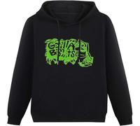 LI XIAOYA Gorilla Biscuits Caveman Sideprint Hoody Unisex Ptinted Hoodies Long Sleeve Men's Hooded with Pocket Black 3XL