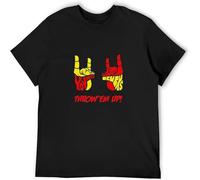 LI XIAOYA Young Bucks T-Shirt Men Casual Graphic Tops Black 3XL