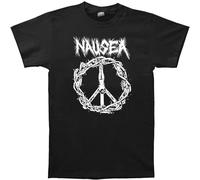 LI YA DENTAL Nausea Jesus on A Cross Logo T-Shirt Black XL
