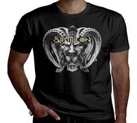 LI YA DENTAL Short Sleeves Tops Satyricon Logo Music Man's Tops Short Sleeve T-Shirts Black L