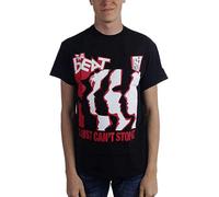 LI YA DENTAL The English Beat Mens Just Can't Stop It T Shirt Black L