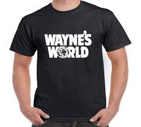 LI YA DENTAL Wayne's World Movie Inspired T-Shirt Black XL