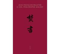 Li Zhi, philosophe maudit (1527-1602) - Jean-François Billeter - Allia - broché - Etude