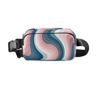 LI ZHI XIN Sac banane tendance léger pour homme et femme avec fermeture éclair pour course à pied, promenade, voyage, randonnée, escalade, motif tourbillon géométrique, multicolore, Taille unique