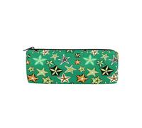 LI ZHI XIN Trousse à crayons circulaire ronde zippée pour étudiants et adolescents - Petite trousse de maquillage - 20,3 x 7,6 x 7,6 cm - Motif étoiles de l'océan, multicolore, 8×3×3 IN, Trousses à