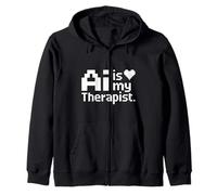 L'IA est Mon thérapeute, Un passionné de Technologie drôle Sweat à Capuche