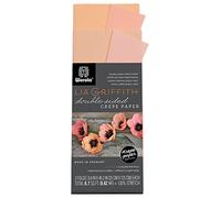 Lia Griffith Double-Sided Extra Fine Crepe Paper 2/Pkg-Honeysuckle/Coral & Apricot/Light Rose LG11020