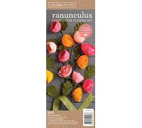 Lia Griffith LG40003 Kit de crêpe LIA Flower Ranunculus, Couleurs Assorties, Taille unique
