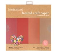 Lia Griffith LIA Craft Soie-FRUT, Fruits Rouges en Pierre, 12" x 12"