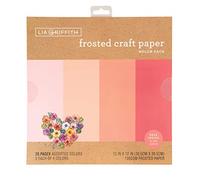 Lia Griffith Lia Craft Mousseline, Melon-Rose, 12" x 12"