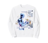 L'IA Rend la Vie sans Effort drôle et Humour d'intelligence Artificielle Sweatshirt