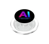 L'IA Sarcastique Dit Parce Que l'intelligence Humaine a Besoin d'être Mise à Niveau PopSockets PopGrip pour MagSafe