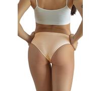 Liabel 5 femmes brésiliennes en couture Made in Italy - Slip brésilien en microfibre, 2 nu, 2 noir, 1 blanc, S/M