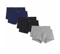 Liabel® 6 Boxer homme 100 % coton Mutande homme femme femme Colorées sousvêtements colorés à la mode Box lingerie sousvêtement blanc et colorés 2 noirs 2 gris 2 gris 2 gris 2 noirs 2 bleus 2 gris M