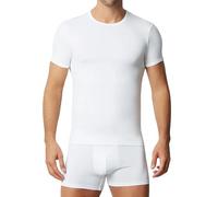 Liabel Chemise Thermique pour Homme Manches Courtes. 1 ou 3 T-Shirts Intimes en Chaud Coton 100% Interlock. Col Rond ou Col en V. Blanc ou Noir, 3XL