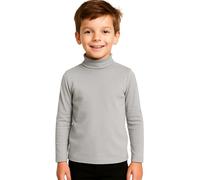 Liabel Polo Enfant Chaud Coton Doux Col Roulé Enfant Manches Longues Col Haut 3-14 Ans, 10-11 Ans