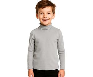 Liabel Polo Enfant Chaud Coton Doux Col Roulé Enfant Manches Longues Col Haut 3-14 Ans, 11-12 anni