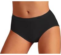 Liabel | Slip femme taille haute en microfibre. Lot de 3 ou 6 culottes en Seamless Made in Italy., 6 pièces noires, L/XL