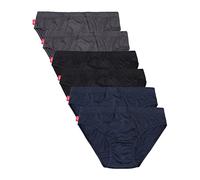Liabel Slip Homme 100% Coton Art.959 Lot de 6 pcs Assorties 7 (XXL)