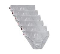Liabel Slip Homme 100% Coton Art.959 Lot de 6 pcs Blanc 4 (M)