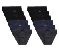 Liabel Slip Homme 100% Mercerisé Art. 940 Lot de 12 pcs Assorties 5 (L)