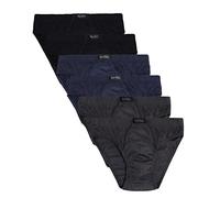 Liabel Slip Homme 100% Mercerisé Art. 940 Lot de 6 pcs Assorties 4 (M)