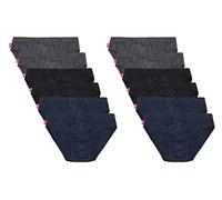 Liabel Slip Homme en Coton/Coton Mercerisé, Art. 940/959, Pack de 6 et 12 Édition Limitée, XXXXXL